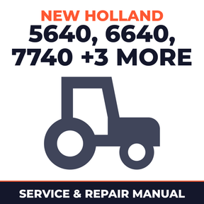 New Holland 5640 6640 7740 784 8240 8340 Tractor Service & Repair Manual