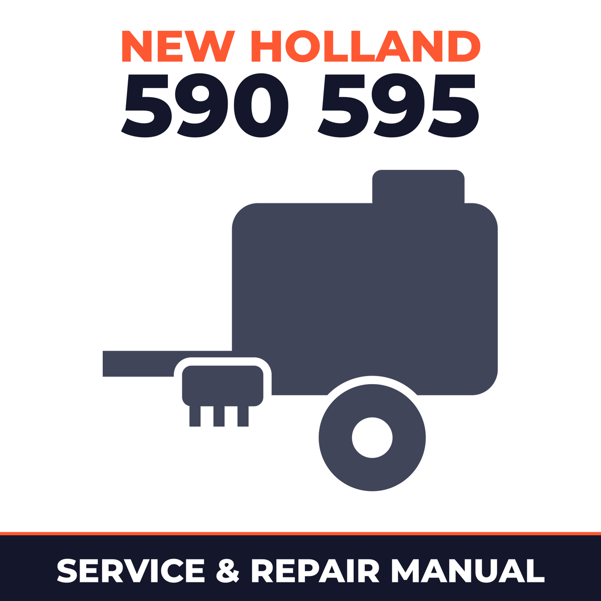 New Holland 590 595 Baler Service & Repair Manual