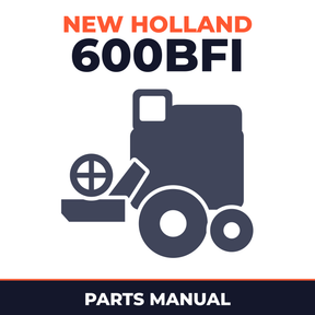 New Holland 600BFI Combine Parts Manual