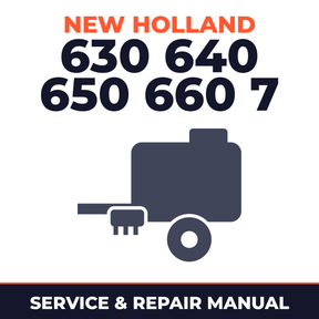 New Holland 630 640 650 660 7 Baler Service & Repair Manual
