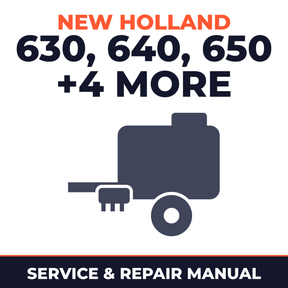 New Holland 630 640 650 660 848 853 855 M Baler Service & Repair Manual