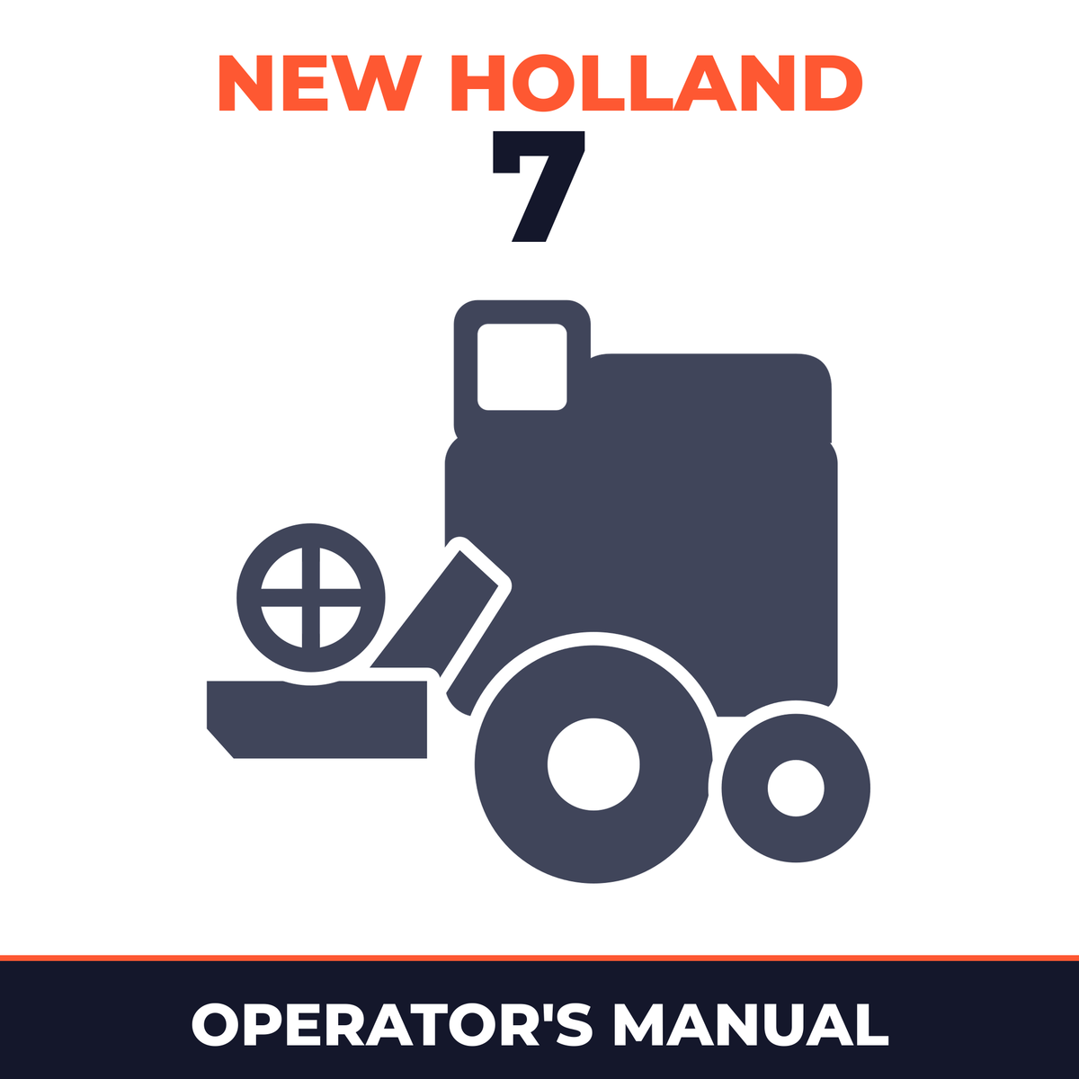 New Holland 7 Combine Operator's Manual