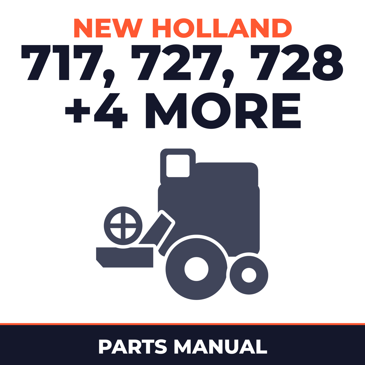 New Holland 717 727 728 737 741 742 743 Combine Parts Manual