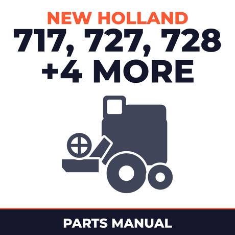 New Holland 717 727 728 737 741 742 743 Combine Parts Manual