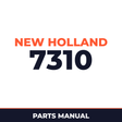 New Holland 7310 Parts Catalog