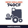 New Holland 740CF Combine Parts Manual