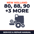 New Holland 80 88 90 CR9040 CR9060 CR9070 Combine Service & Repair Manual