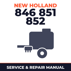 New Holland 846 851 852 Baler Service & Repair Manual