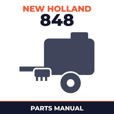 New Holland 848 Baler Parts Manual