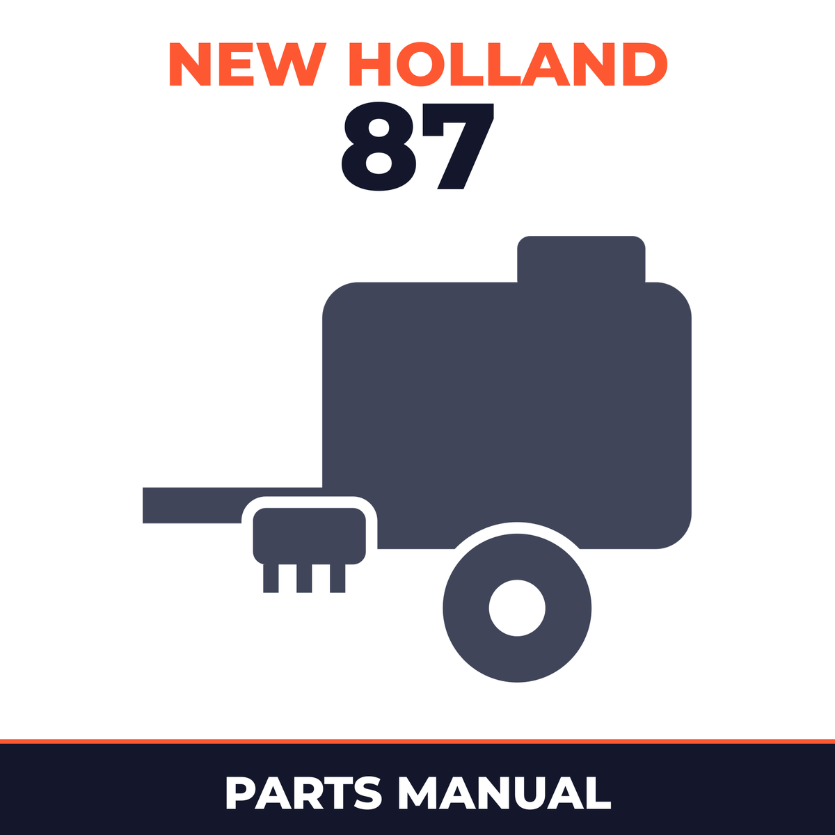 New Holland 87 Baler Parts Manual