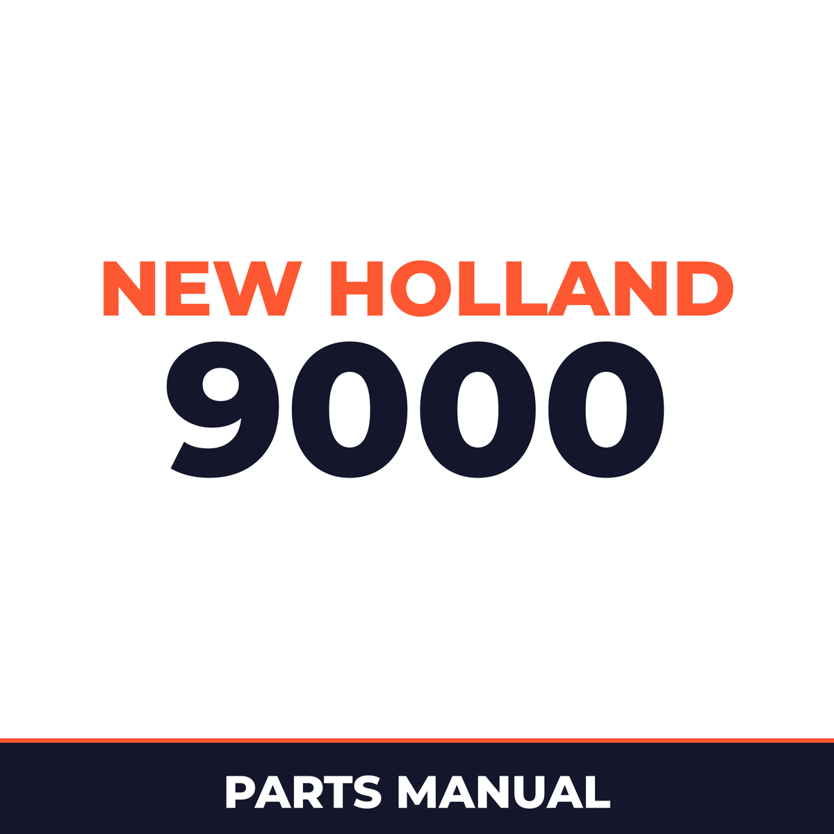 New Holland 9000 Planter Parts Manual