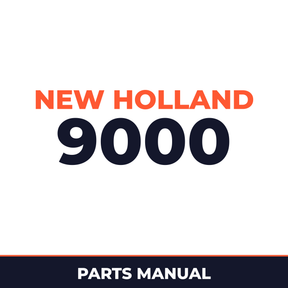 New Holland 9000 Planter Parts Manual