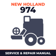 New Holland 974 Combine Service & Repair Manual