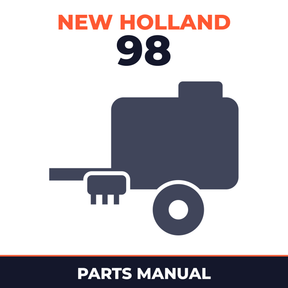 New Holland 98 Baler Parts Manual