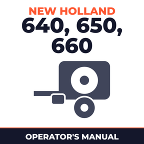 New Holland Bale COMMand For Twine & NET Wrap 640 650 660 Round Baler Operator's Manual