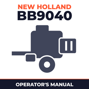 New Holland BB9040 Baler Operator's Manual