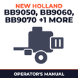 New Holland BB9050 BB9060 BB9070 BB9080 Square Baler Operator's Manual