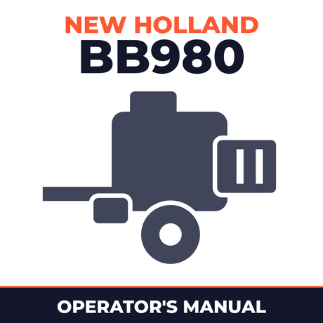 New Holland BB980 Baler Operator's Manual
