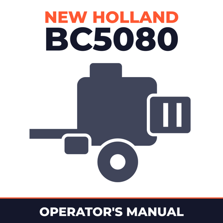 New Holland BC5080 Baler Operator's Manual