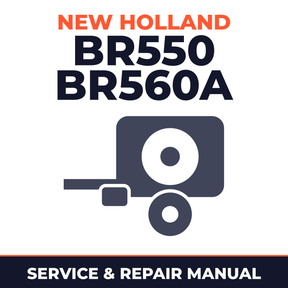 New Holland BR550 BR560A Baler Service & Repair Manual