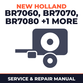 New Holland BR7060 BR7070 BR7080 BR7090 Baler Service & Repair Manual