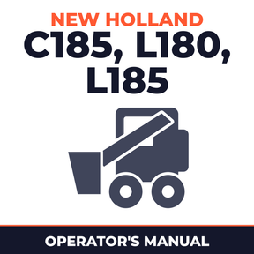 New Holland CE C185, L180, L185 Operators Manual