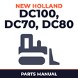 New Holland CE DC100, DC70, DC80 Parts Catalog