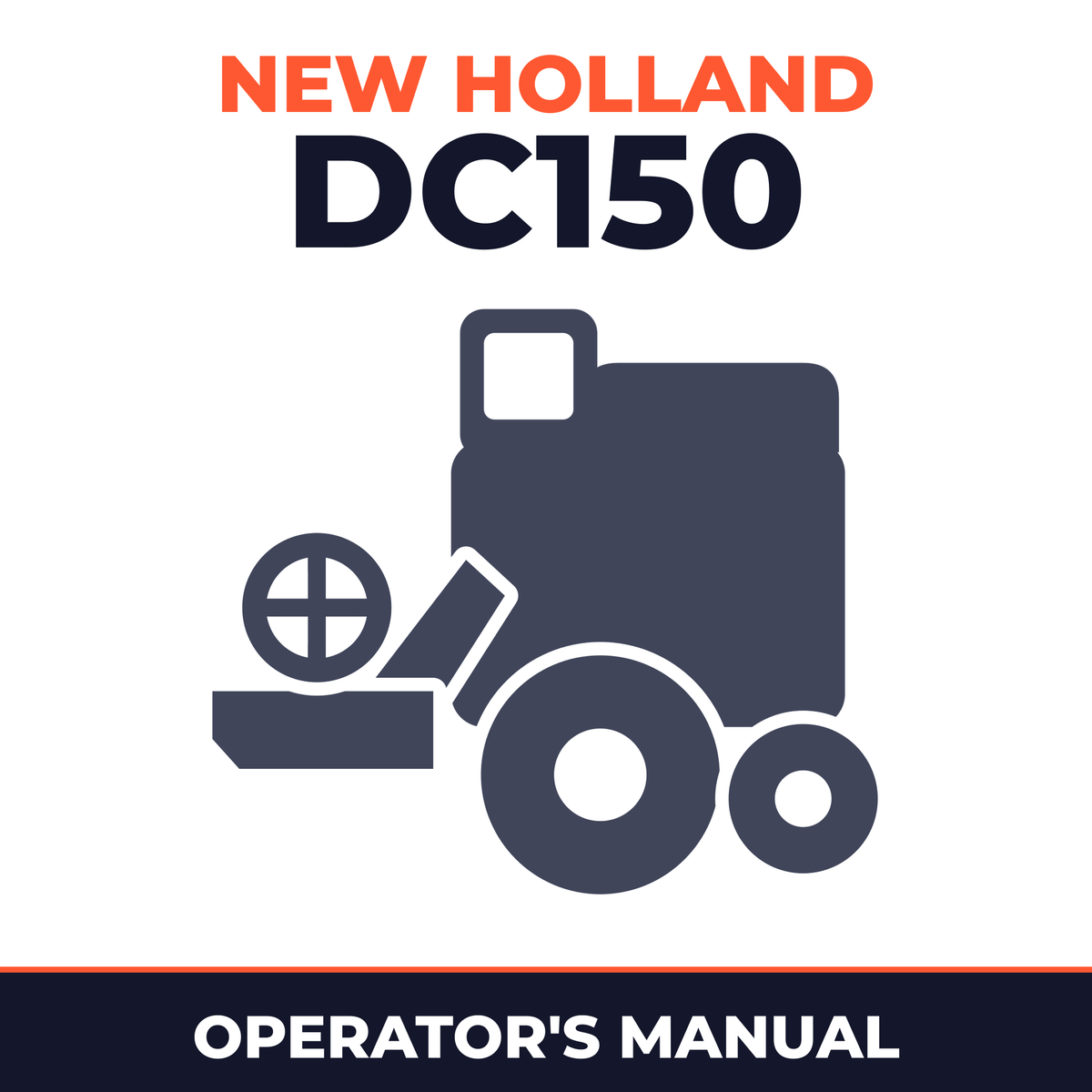 New Holland CE DC150 Combine Operator's Manual