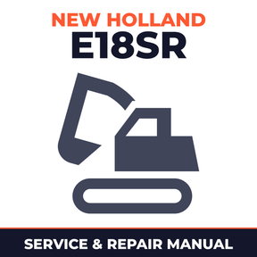 New Holland CE E18SR Service Manual