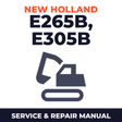 New Holland CE E265B, E305B Service Manual