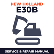 New Holland CE E30B Service Manual