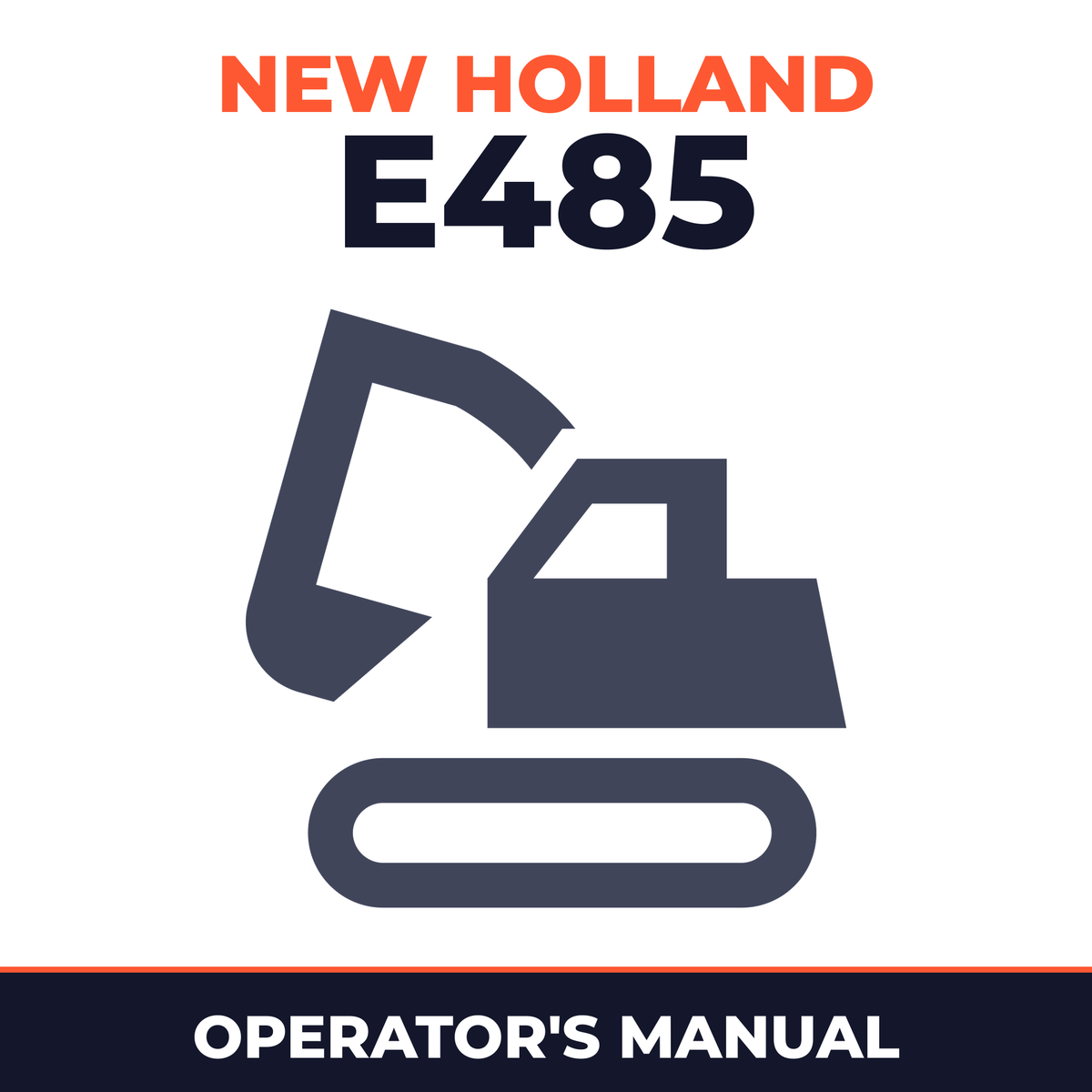 New Holland CE E485 Operators Manual