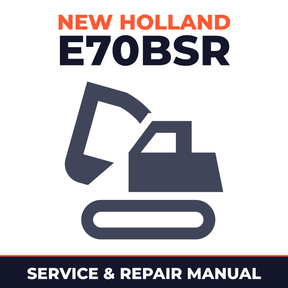 New Holland CE E70BSR Service Manual