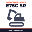 New Holland CE E75C SR Parts Catalog