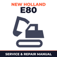 New Holland CE E80 Service Manual