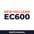 New Holland CE EC600 Parts Catalog