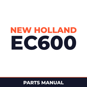 New Holland CE EC600 Parts Catalog