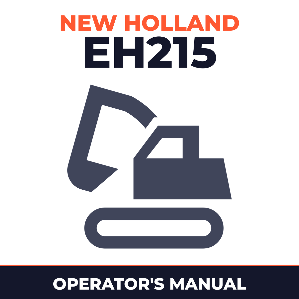 New Holland CE EH215 Operators Manual