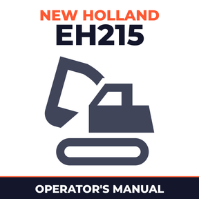 New Holland CE EH215 Operators Manual