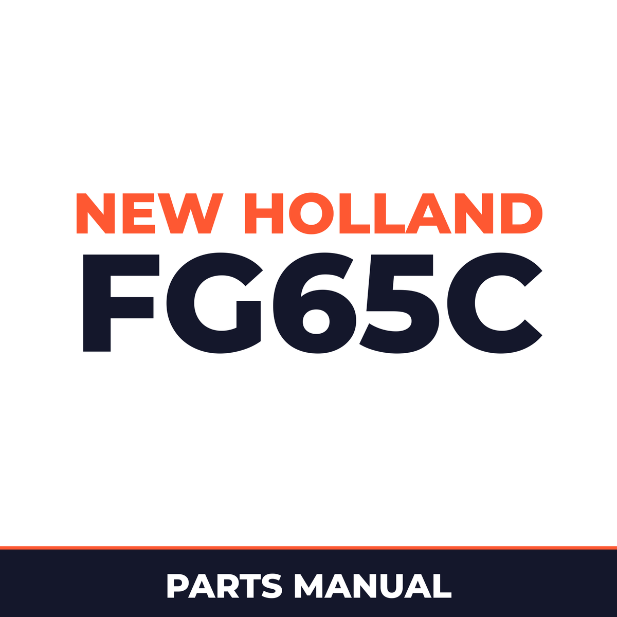 New Holland CE FG65C Parts Catalog