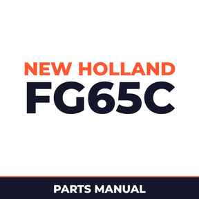 New Holland CE FG65C Parts Catalog