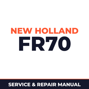 New Holland CE FR70 Service Manual