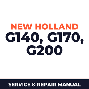 New Holland CE G140, G170, G200 Service Manual
