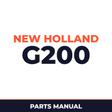 New Holland CE G200 Parts Catalog