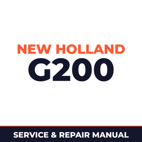 New Holland CE G200 Service Manual