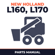 New Holland CE L160, L170 Parts Catalog