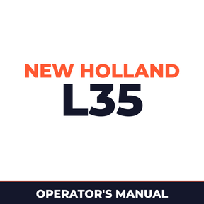 New Holland CE L35 Operators Manual