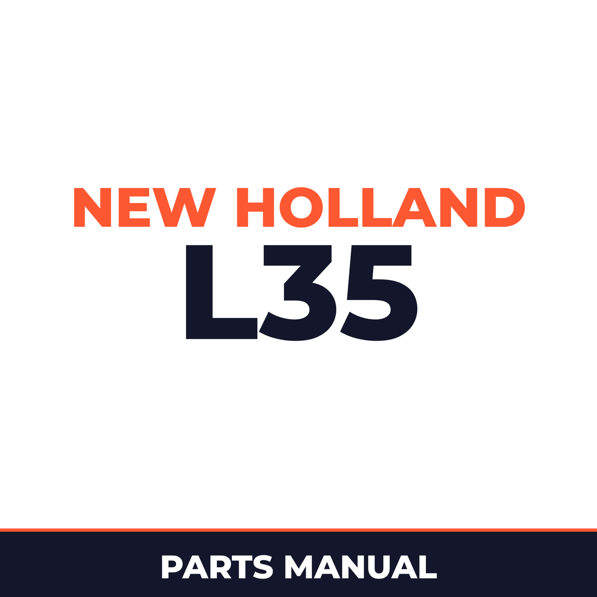 New Holland CE L35 Parts Catalog