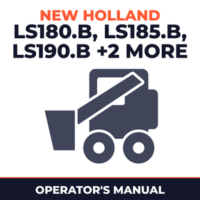 New Holland CE LS180.B, LS185.B, LS190.B, LT185.B, LT190.B Operators Manual
