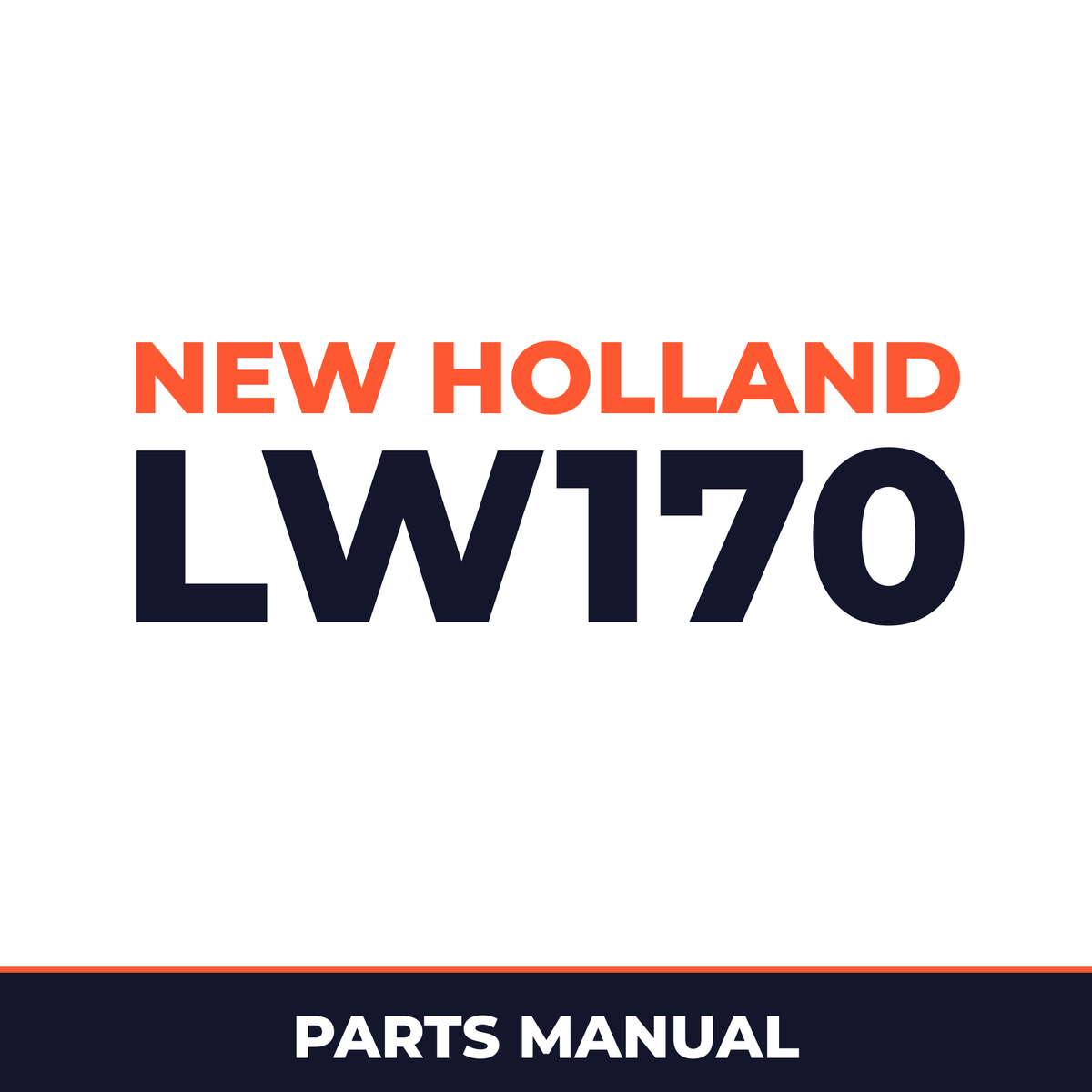 New Holland CE LW170 Parts Catalog